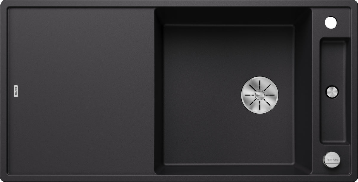 Blanco Axia III XL 6 S Silgranit avec planche en verre – coloris Noir