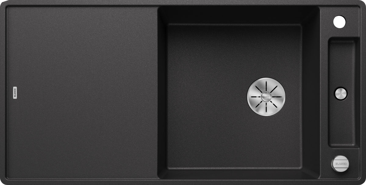 Blanco Axia III XL 6S-F Silgranit avec planche en verre – coloris Anthracite