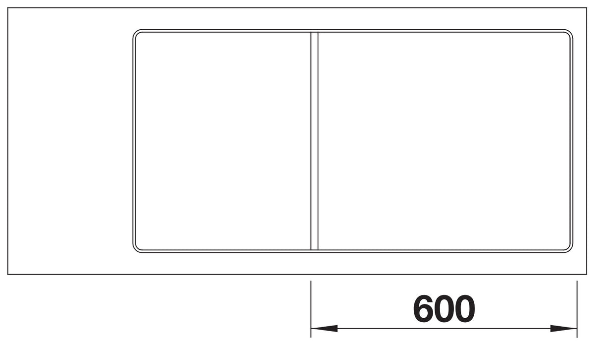 Blanco Axia III XL 6S-F Silgranit avec planche en verre – découpe