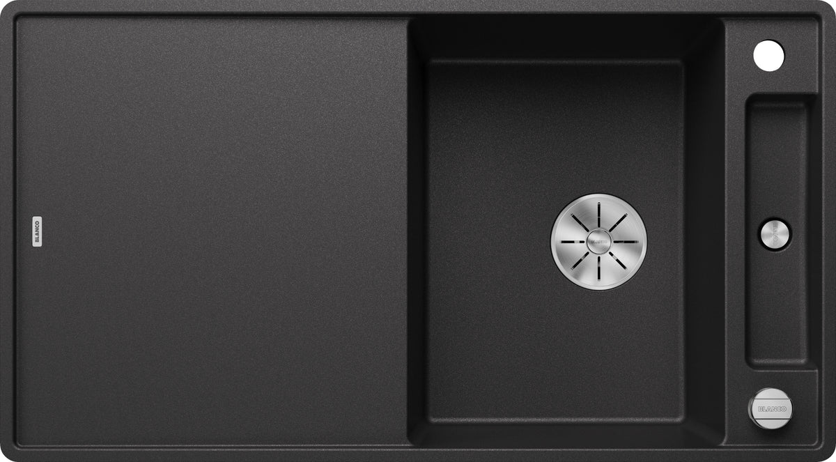 Blanco Axia III 5S-F Silgranit avec planche en verre – coloris Anthracite