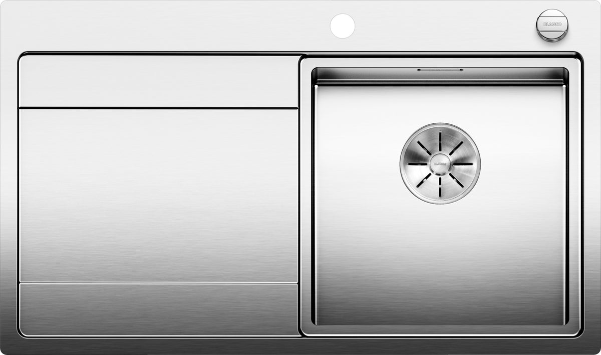 Évier Blanco Divon II 45 S-IF inox, égouttoir à gauche
