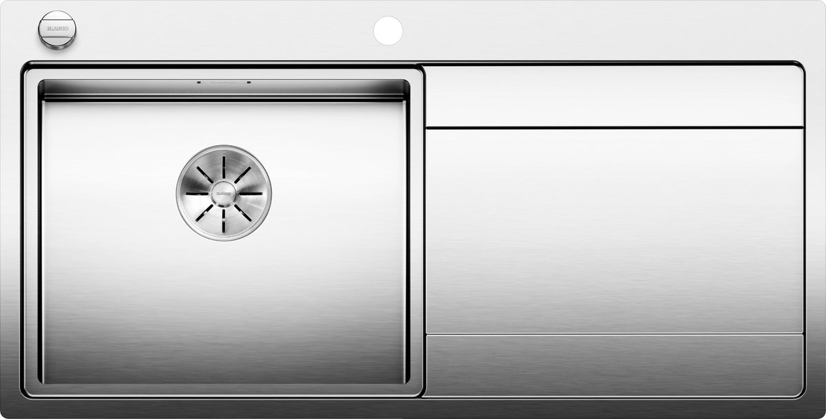 Évier Blanco Divon II 5 S-IF inox, égouttoir à droite