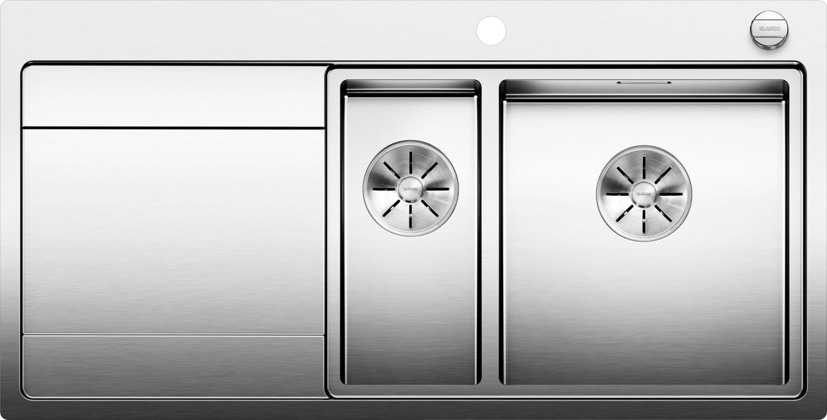 Blanco Divon II 6 S-IF Inox – égouttoir à gauche