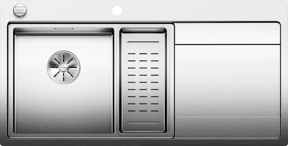 Blanco Divon II 6 S-IF Inox – avec vide-sauce inox fourni