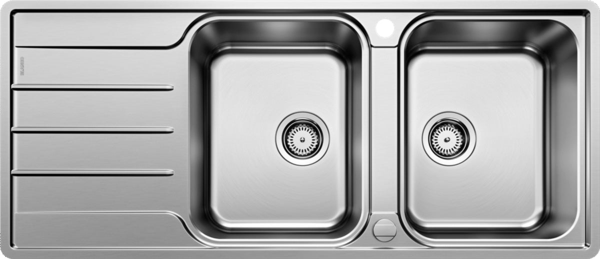 Évier Blanco Lemis 8 S-IF, inox brossé, version vidage automatique