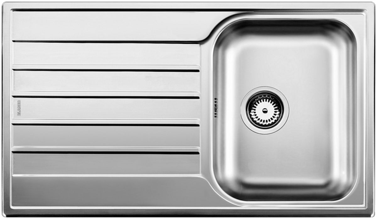 Évier Blanco Livit 45 S Salto, inox brossé avec égouttoir