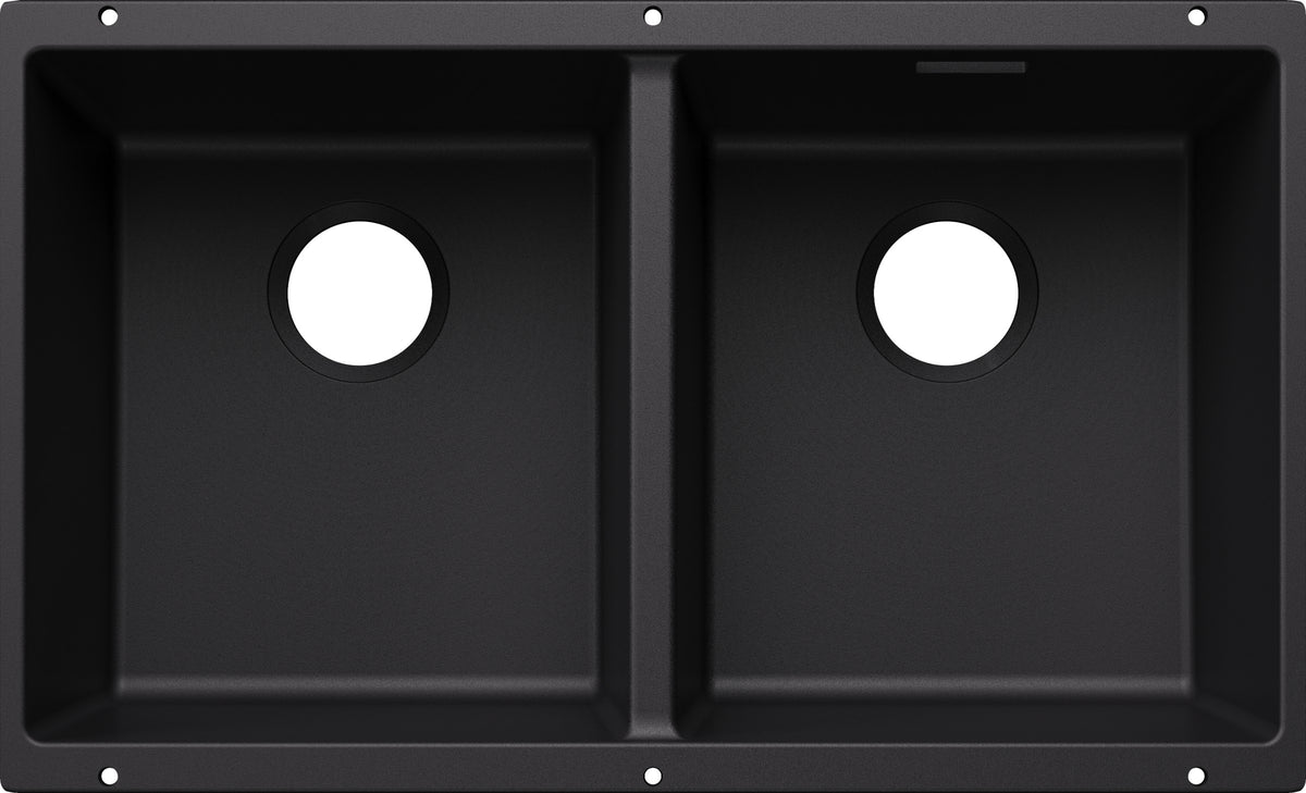 Blanco Subline 350/350-U Silgranit sans vidage – coloris Noir