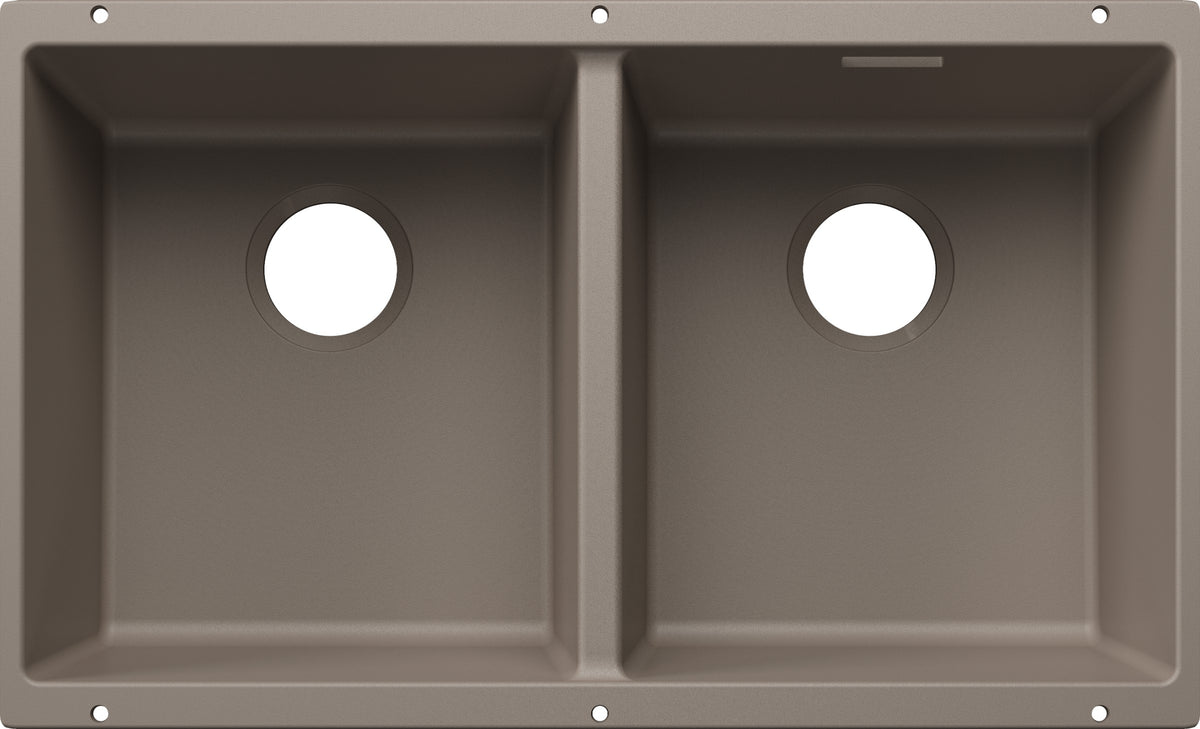 Blanco Subline 350/350-U Silgranit sans vidage – coloris Tartufo