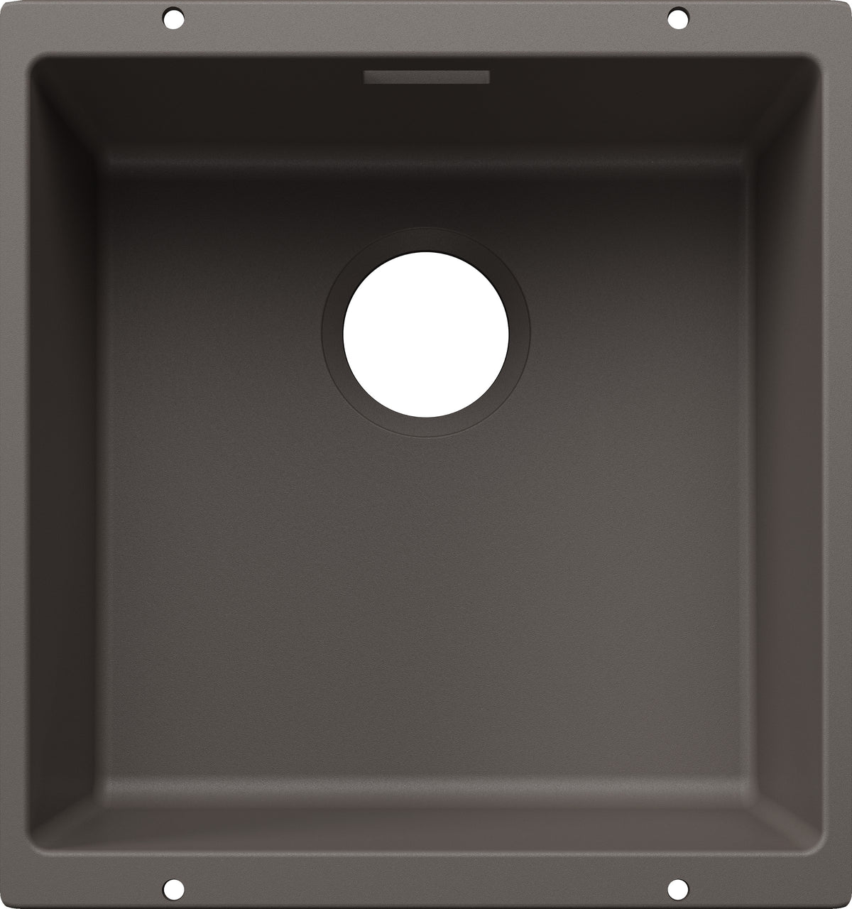 Blanco Subline 400-U Silgranit sans vidage – coloris Gris Volcan