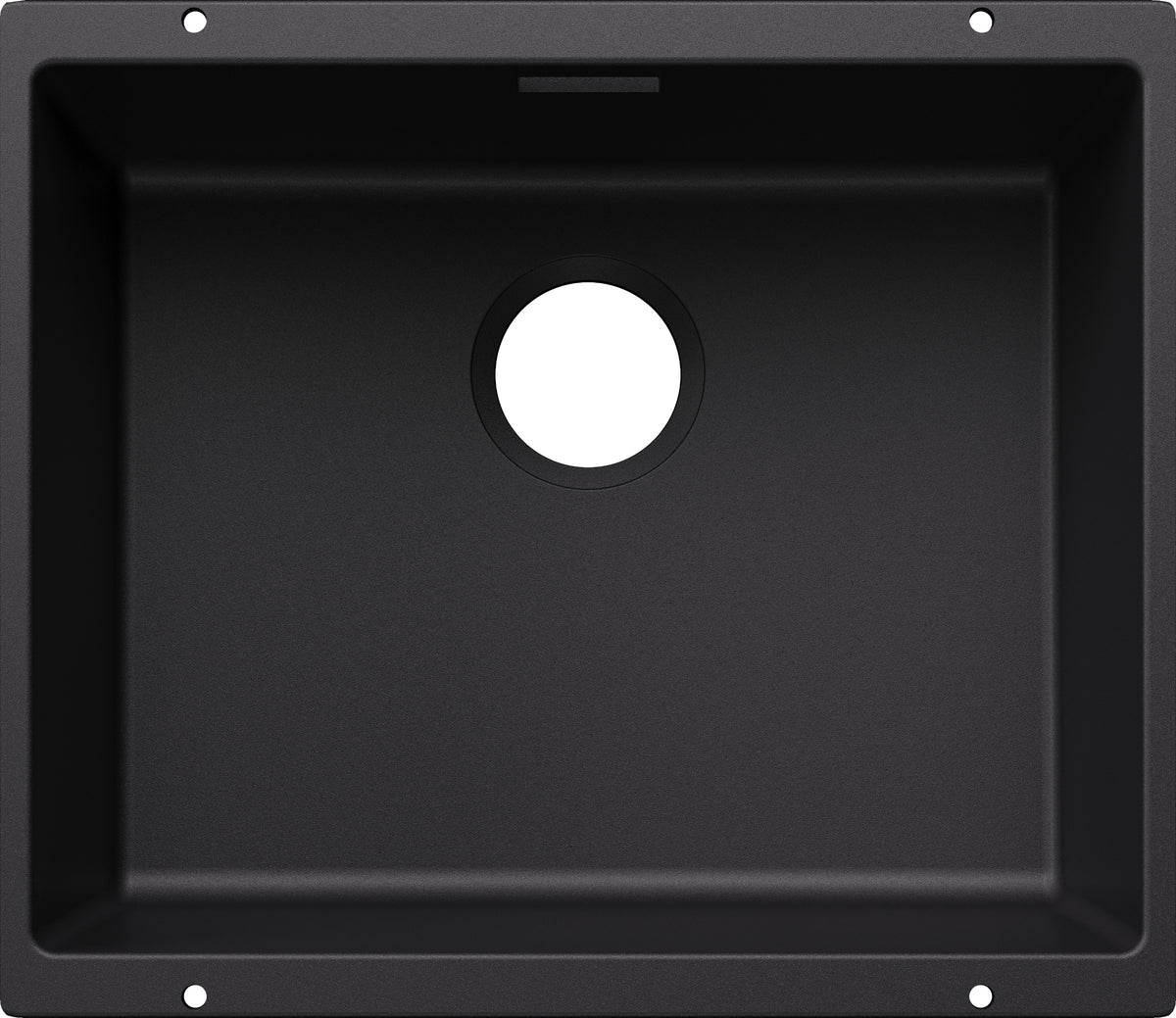 Blanco Subline 500-U Silgranit sans vidage – coloris Noir