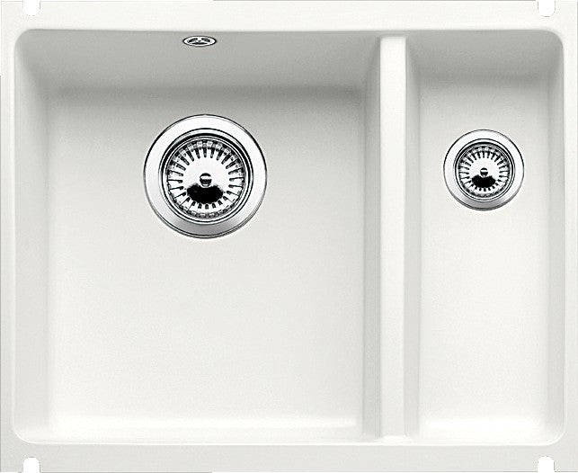 Blanco Subline 350/150-U Céramique Blanc Cristal – vue de dessus