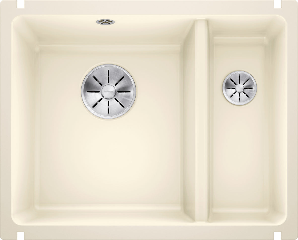 Blanco Subline 350/150-U Céramique PuraPlus – coloris Magnolia Cristal