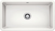 Blanco Villae Simple Céramique Blanc Cristal – vue de dessus