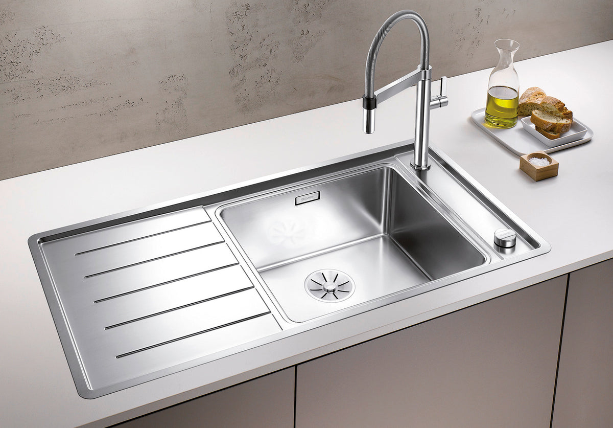Évier Blanco Andano XL 6S-IF inox installé dans une cuisine